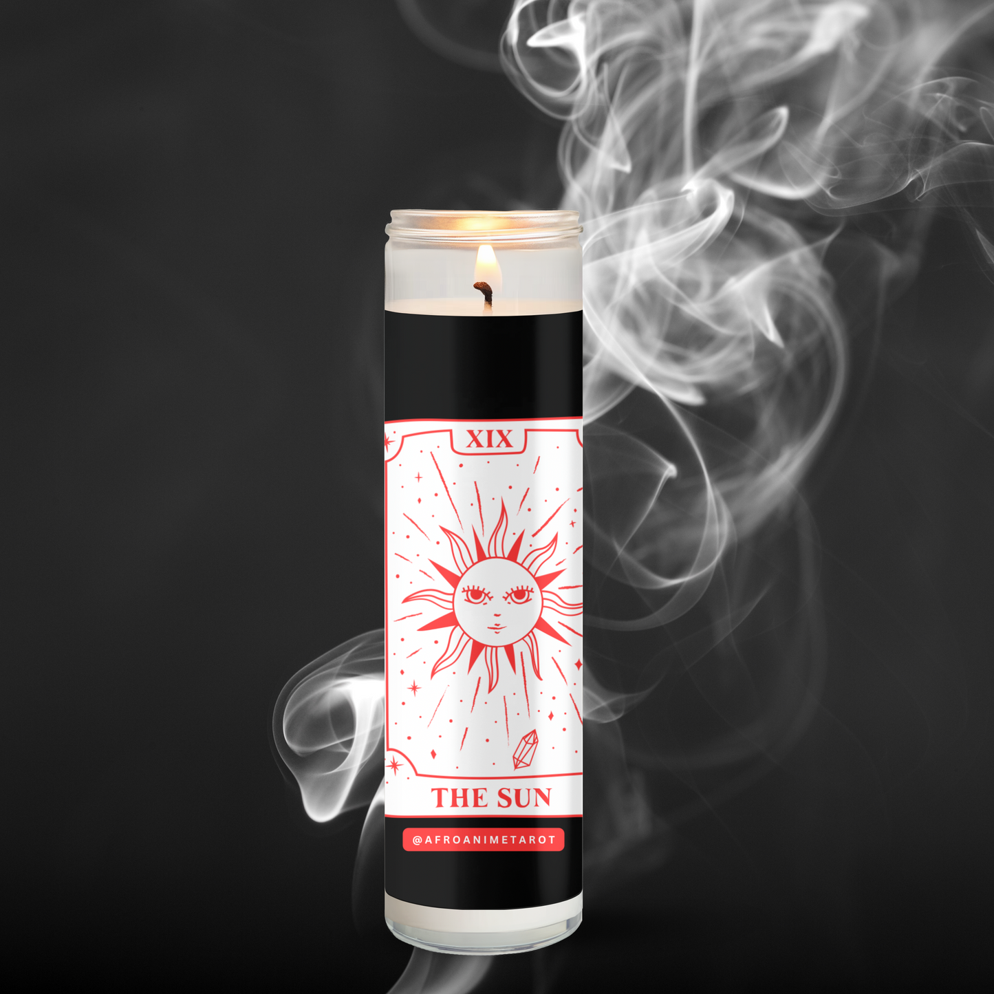 The Sun Tarot Prayer Candle