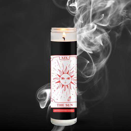 The Sun Tarot Prayer Candle
